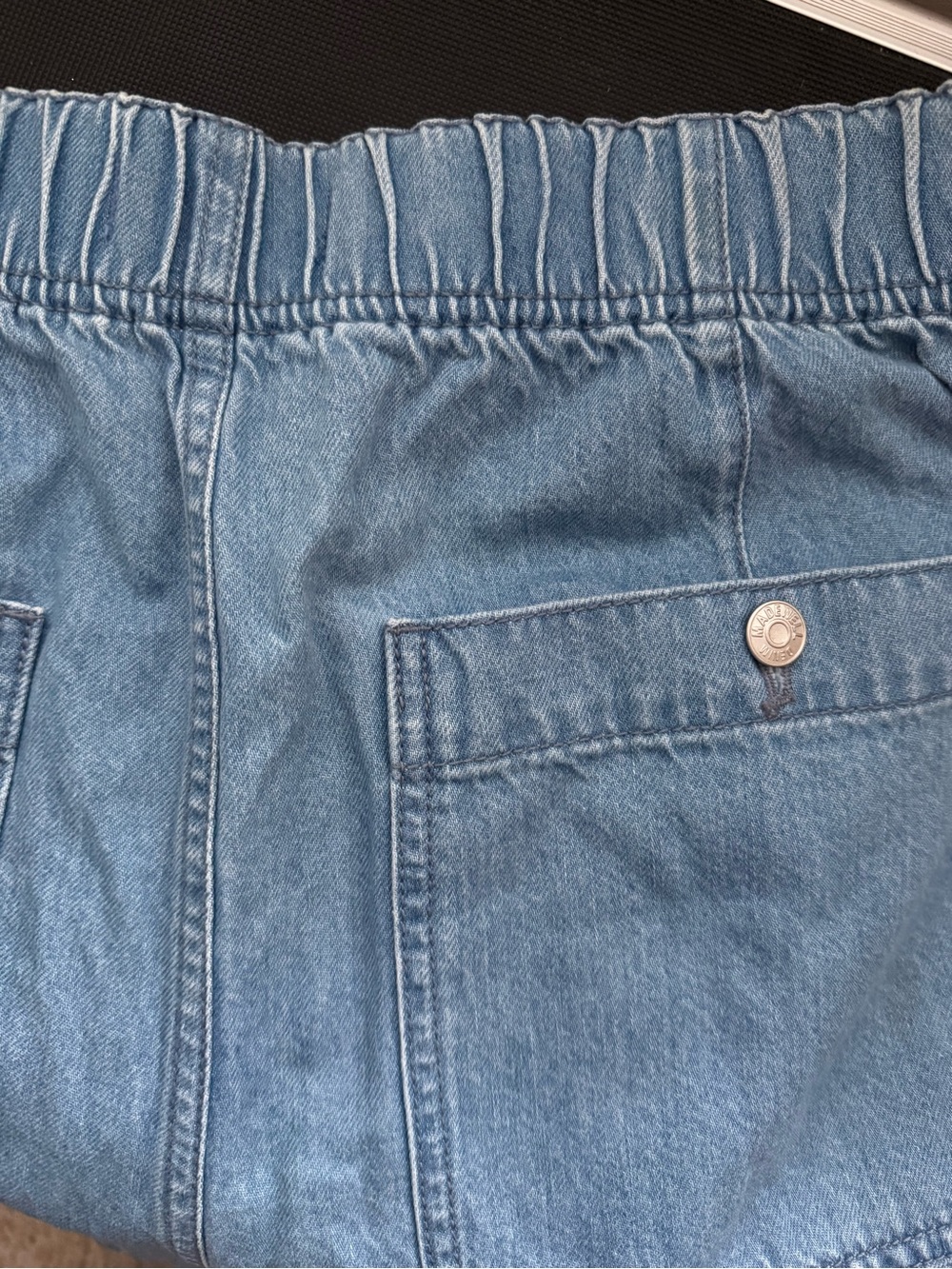 Madewell Light Blue Denim Jean Shorts - Picture 5 of 6